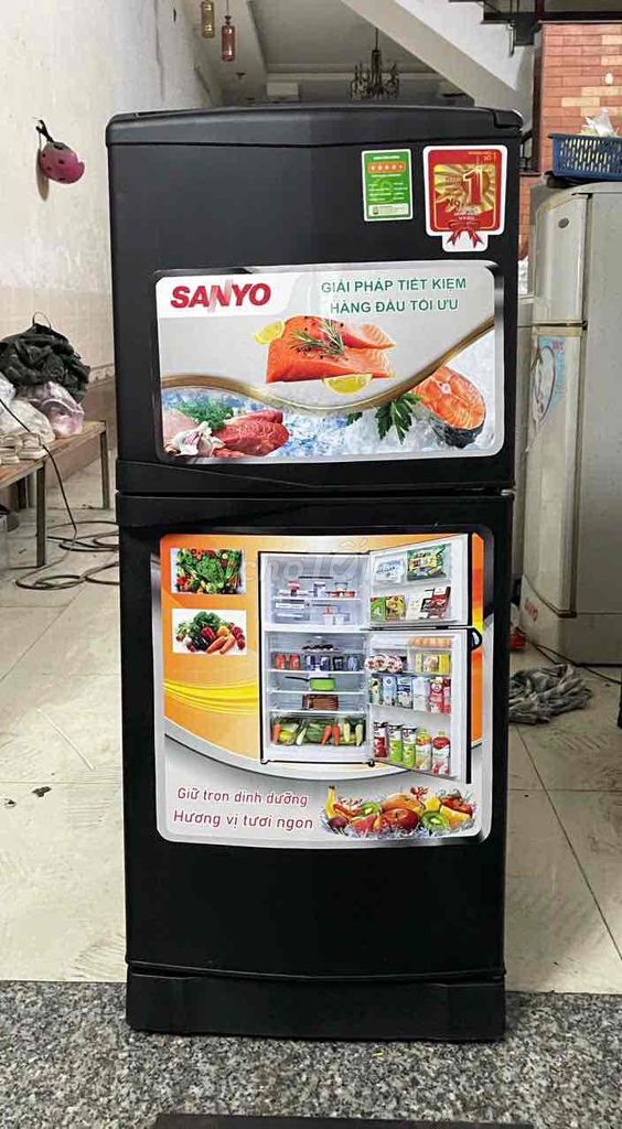 Tủ lạnh TIẾT KIỆM Sanyo 130 lít Không bám tuyết. Mua bán Tủ lạnh tại Quận Bình Tân Tp Hồ Chí Minh được đăng bởi Điện Lạnh Gia Việt Quận Bình Tân hình 1