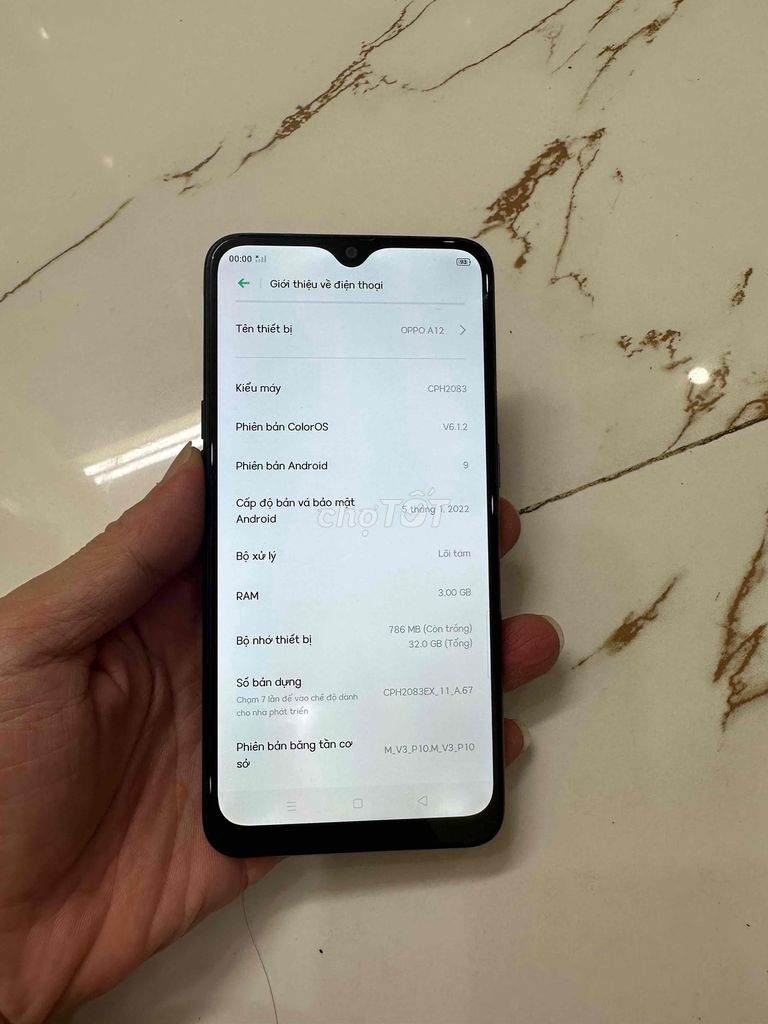 Bán ĐiệnThoai..Oppo A12 zin xấu