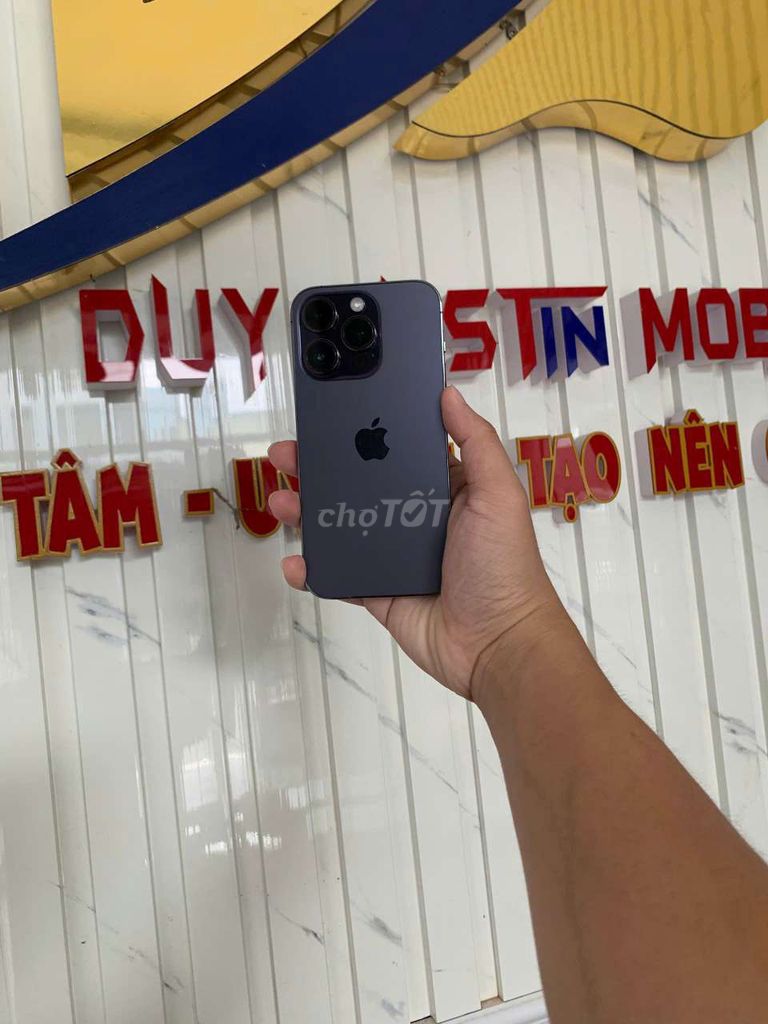 14 pro 256gb quốc tế 100% có sim vật lí,có bán góp. Mua bán Điện thoại tại Thành phố Cà Mau Cà Mau được đăng bởi Duy Dustin Mobile hình 1
