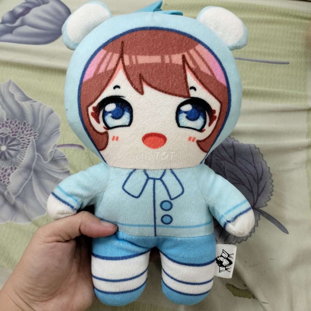 Thú nhồi bông xanh 25cm