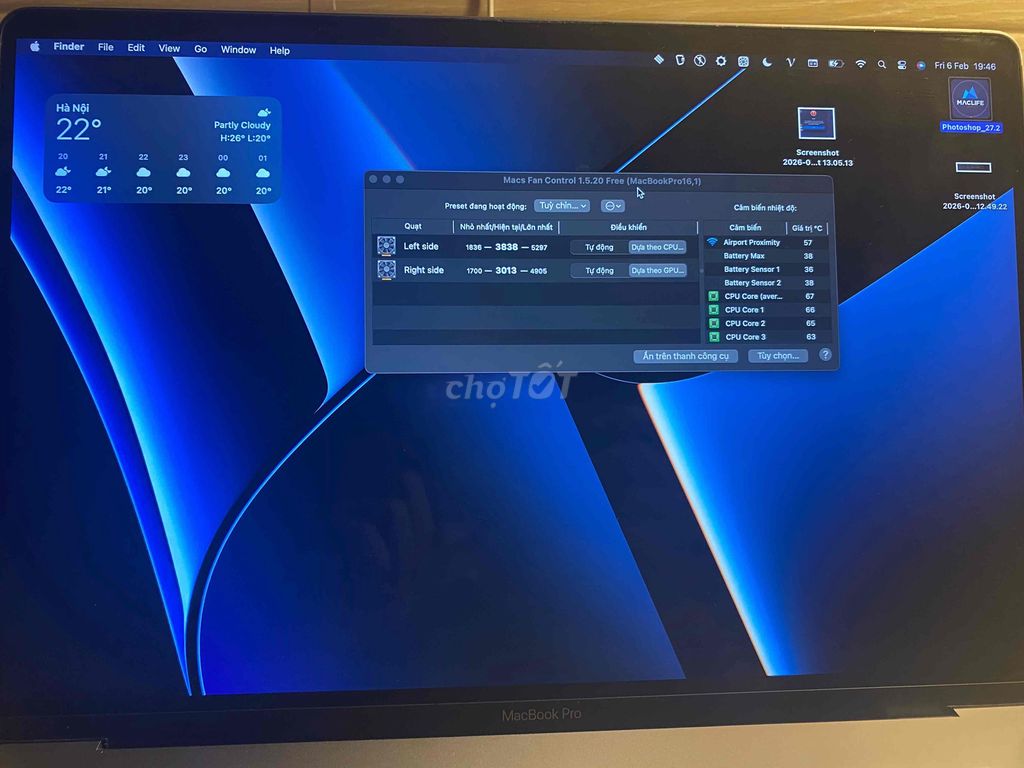 Apple MacBook Pro 16GB/512GB SSD. Mua bán Laptop tại Quận Gò Vấp Tp Hồ Chí Minh được đăng bởi gia khánh hình 1