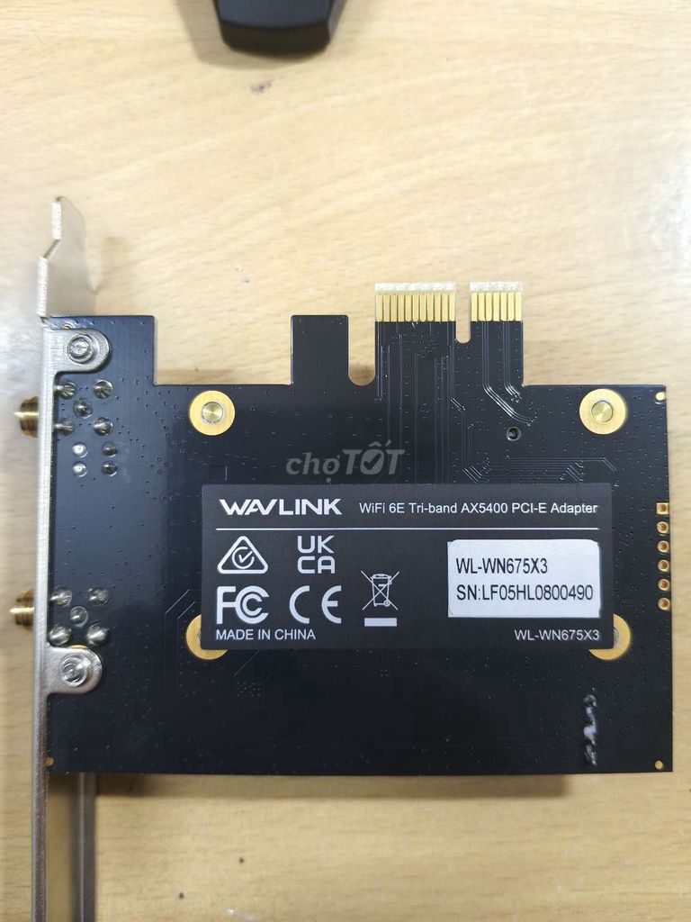 Card wifi Wavlink AX210, Wifi 6E AX5400