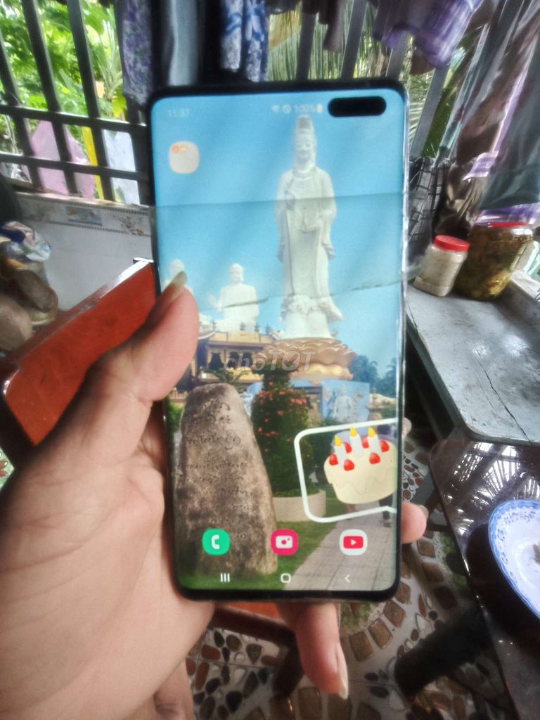 Samsung S10 5G Xanh Đã sử dụng. Mua bán Điện thoại tại Huyện Thanh Bình Đồng Tháp được đăng bởi hữu tài  hình 1