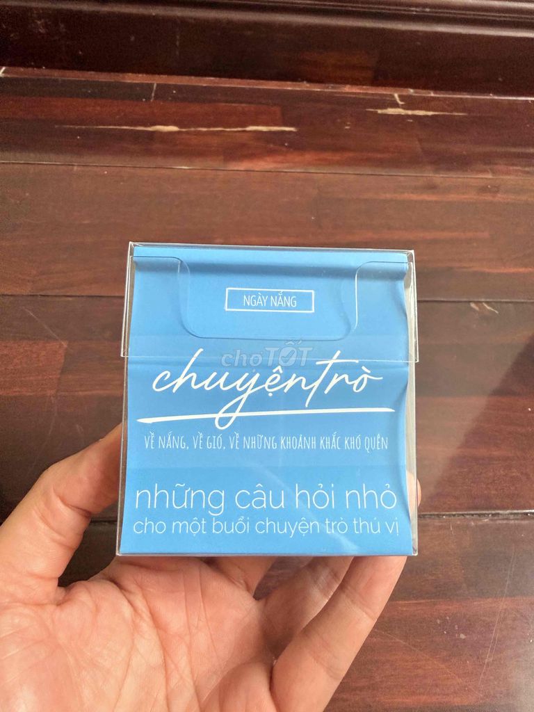 Bộ trò chơi thẻ bài Chuyện trò Xanh dương. Mua bán Sở thích khác tại Quận Tây Hồ Hà Nội được đăng bởi Trịnh Minh Đức hình 1