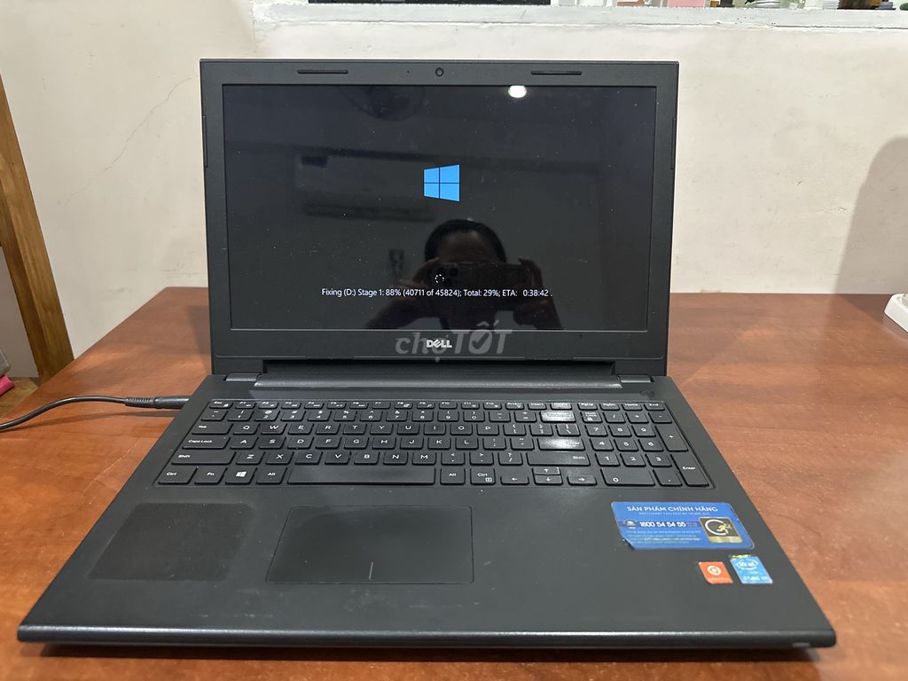 LAPTOP DELL 8GB 250 GB 16" Đen. Mua bán Laptop tại Quận 1 Tp Hồ Chí Minh được đăng bởi Nhi Lê  hình 1