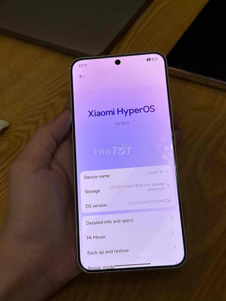 Xiaomi 15 256GB Trắng. Mua bán Điện thoại tại Quận Gò Vấp Tp Hồ Chí Minh được đăng bởi Bo Tech  hình 1