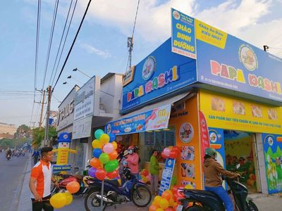 sang lại bán cháo dinh dưỡng