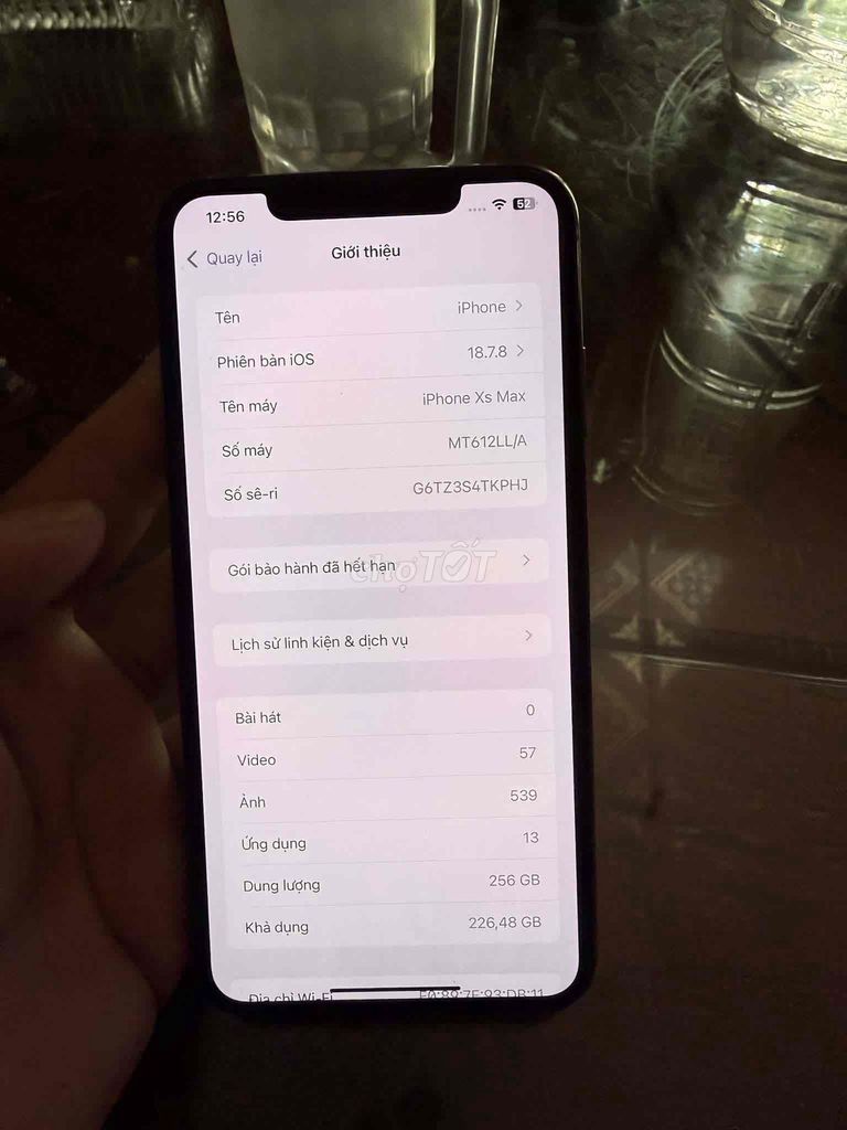 Apple iPhone Xs Max 256GB Vàng. Mua bán Điện thoại tại Huyện Quốc Oai Hà Nội được đăng bởi văn cường hình 1