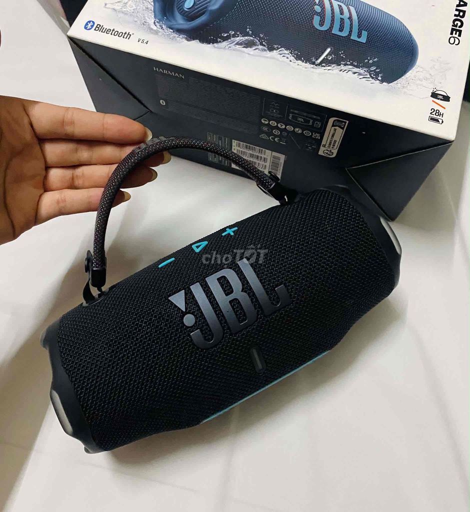 Loa Bluetooth JBL Charge 6 Xanh đen màu hot đẹp. Mua bán Tivi, Âm thanh tại Huyện Phú Vang Thừa Thiên Huế được đăng bởi Trang  hình 1