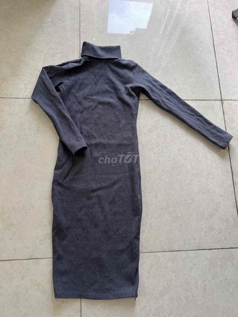 Đầm body Nữ Cổ lọ Xám. Mua bán Quần áo tại Quận 6 Tp Hồ Chí Minh được đăng bởi Vân hình 1