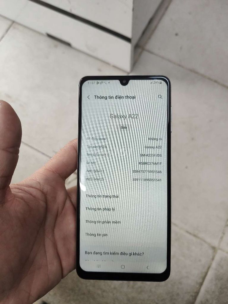 Samsung Galaxy A22 128GB. Mua bán Điện thoại tại Quận Hoàng Mai Hà Nội được đăng bởi Nguyễn Xuân Đại hình 1