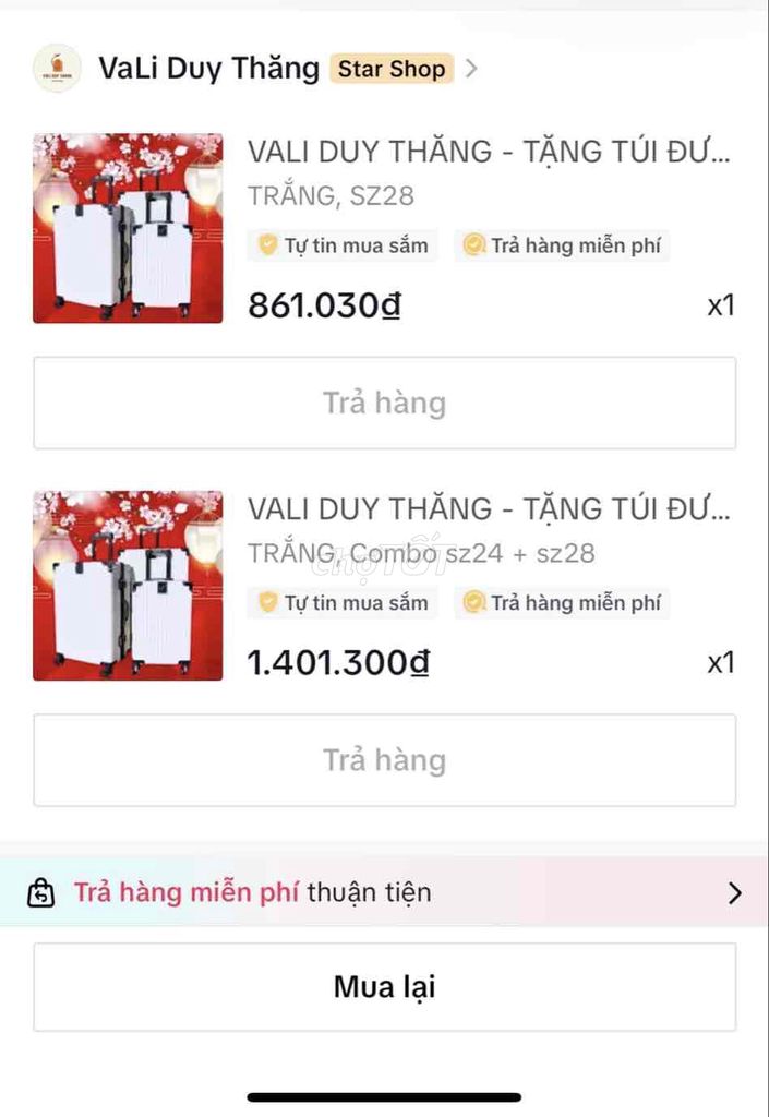 1 chuếc vali siu xinhhh