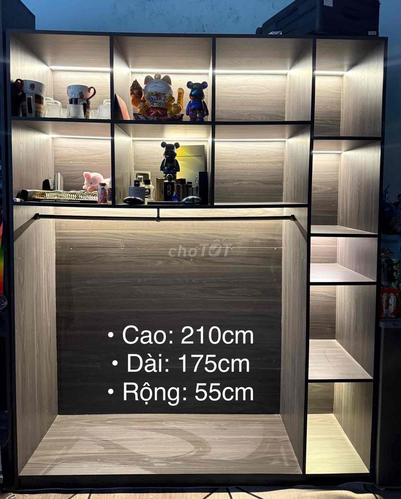 Tủ quần áo Gỗ Cường An 210x175x55cm mới 98%. Mua bán Tủ, kệ gia đình tại Thành phố Buôn Ma Thuột Đắk Lắk được đăng bởi Do Kien hình 1