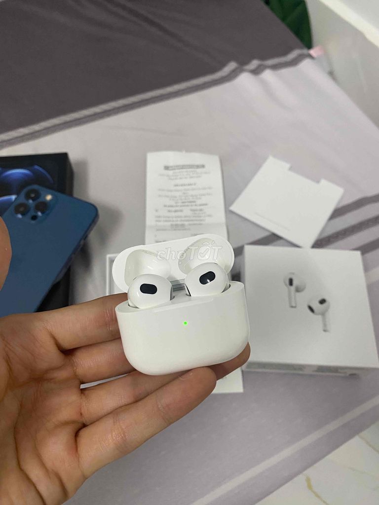 tai nge airpods 3 chính hãng fullbox còn bh 7tháng