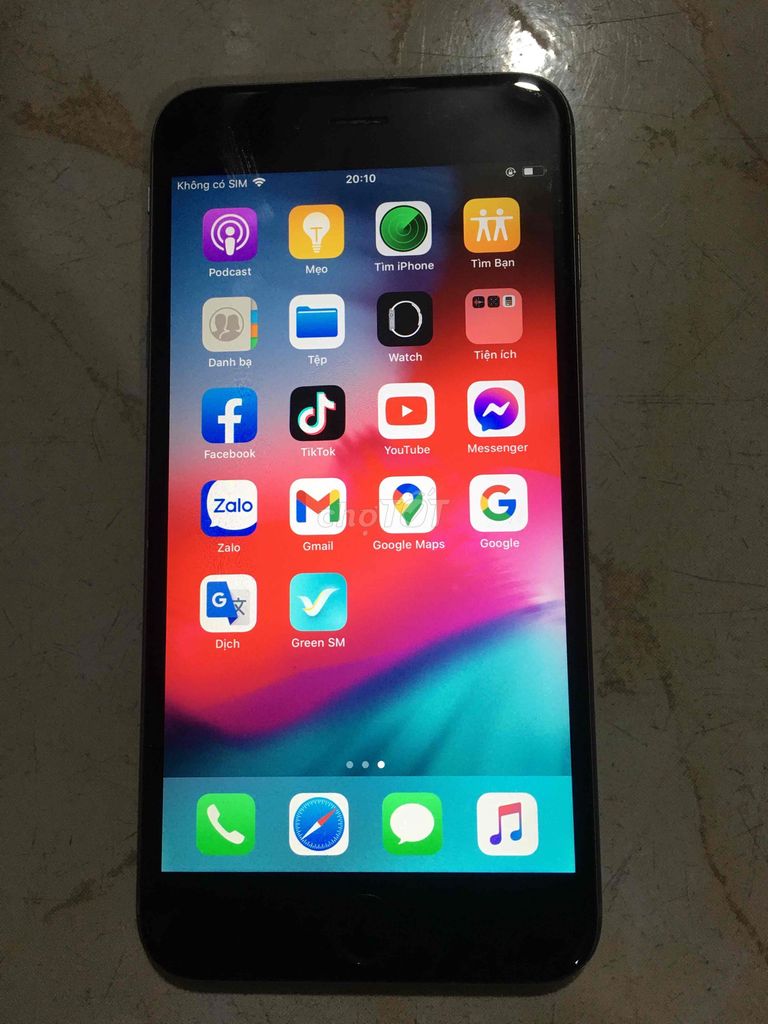 iPhone 6 Plus 16GB Bạc máy đẹp, màn zin Pin 100%. Mua bán Điện thoại tại Quận Tân Phú Tp Hồ Chí Minh được đăng bởi Tiệm Sách Cũ Hoàng Lộc hình 1