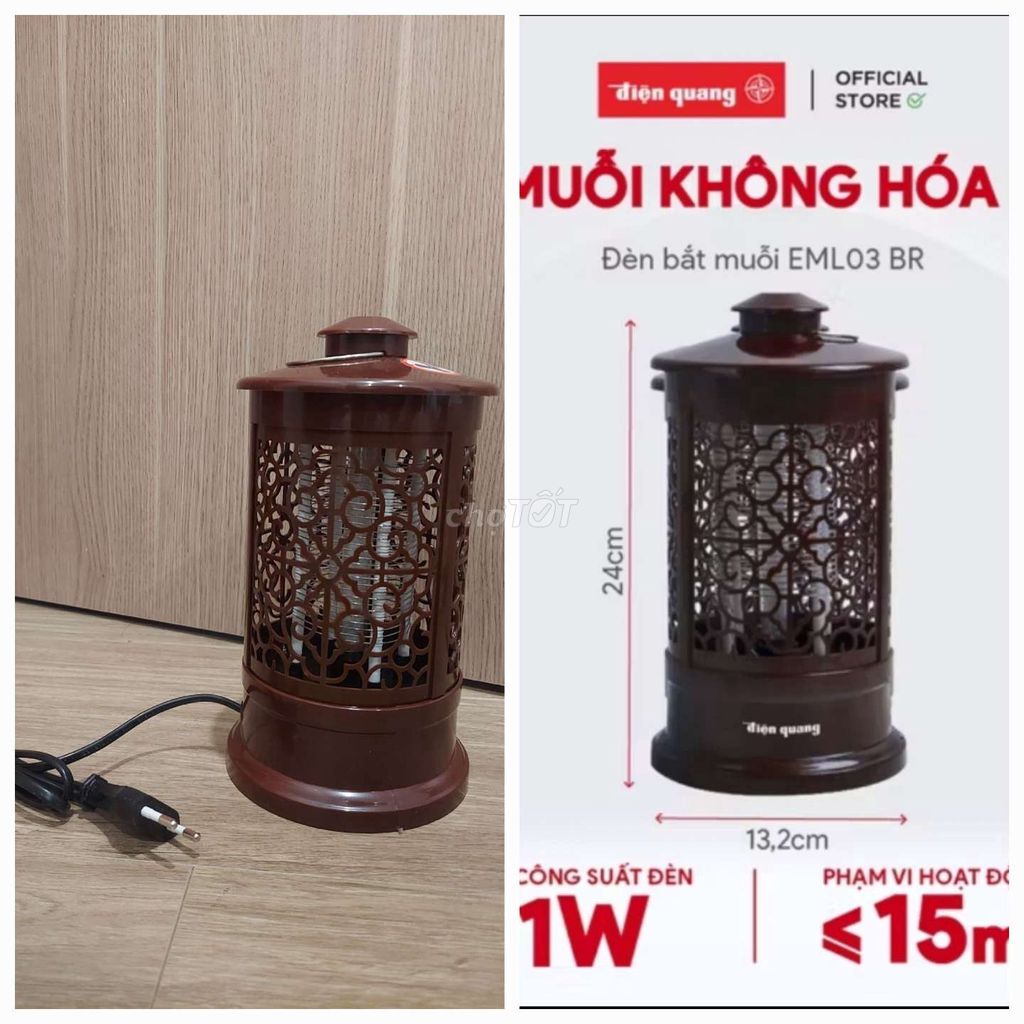 Đèn bắt muỗi Điện Quang EML03 BR. Mua bán Đèn tại Thành phố Dĩ An Bình Dương được đăng bởi Bông bông hình 1