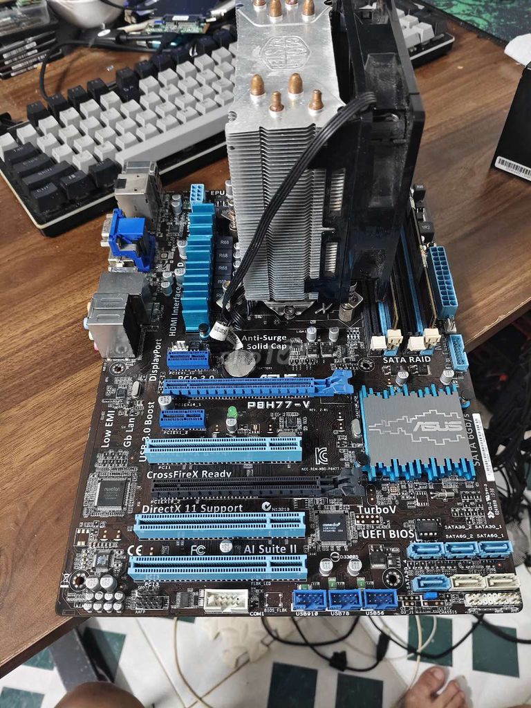 Mainboard Asus H77 i7 2600k 8GB. Mua bán Linh kiện (RAM, Card...) tại Thành phố Huế Thừa Thiên Huế được đăng bởi DƯƠNG HIẾU hình 1