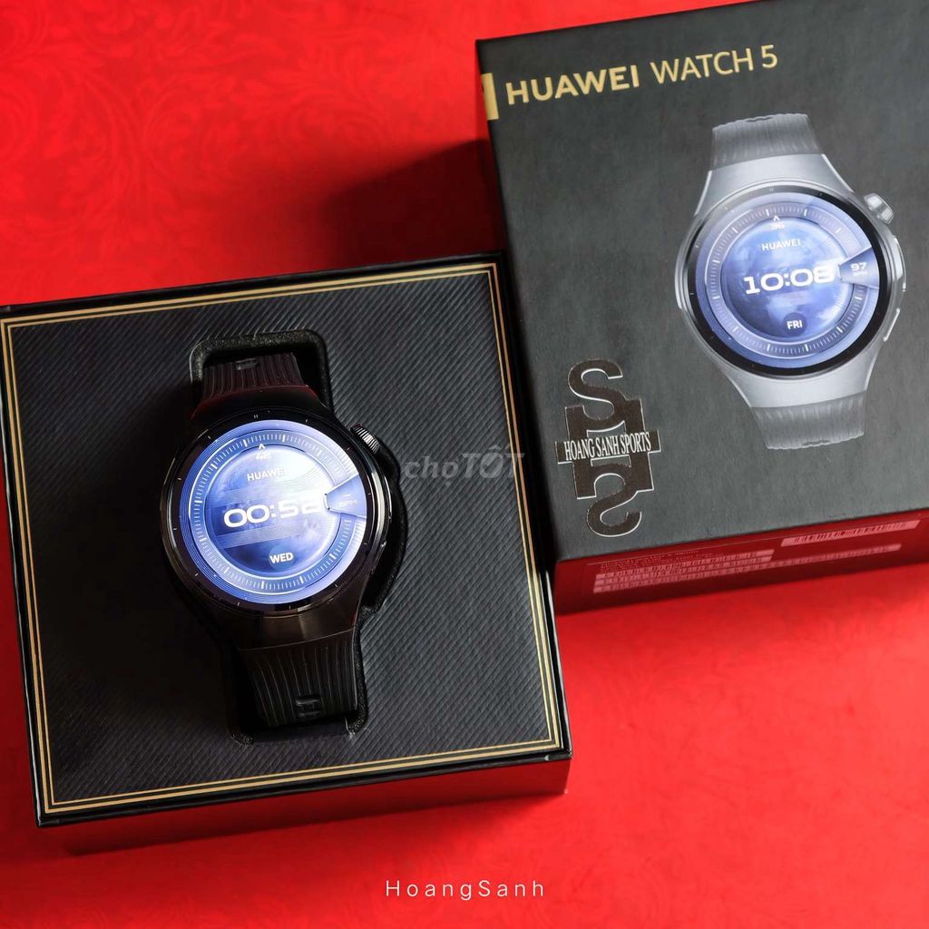 Huawei Watch 5 LTE Đen 46mm Sapphire BH 03/2027. Mua bán Thiết bị đeo thông minh tại Quận 11 Tp Hồ Chí Minh được đăng bởi HOÀNG SANH SPORTS hình 1
