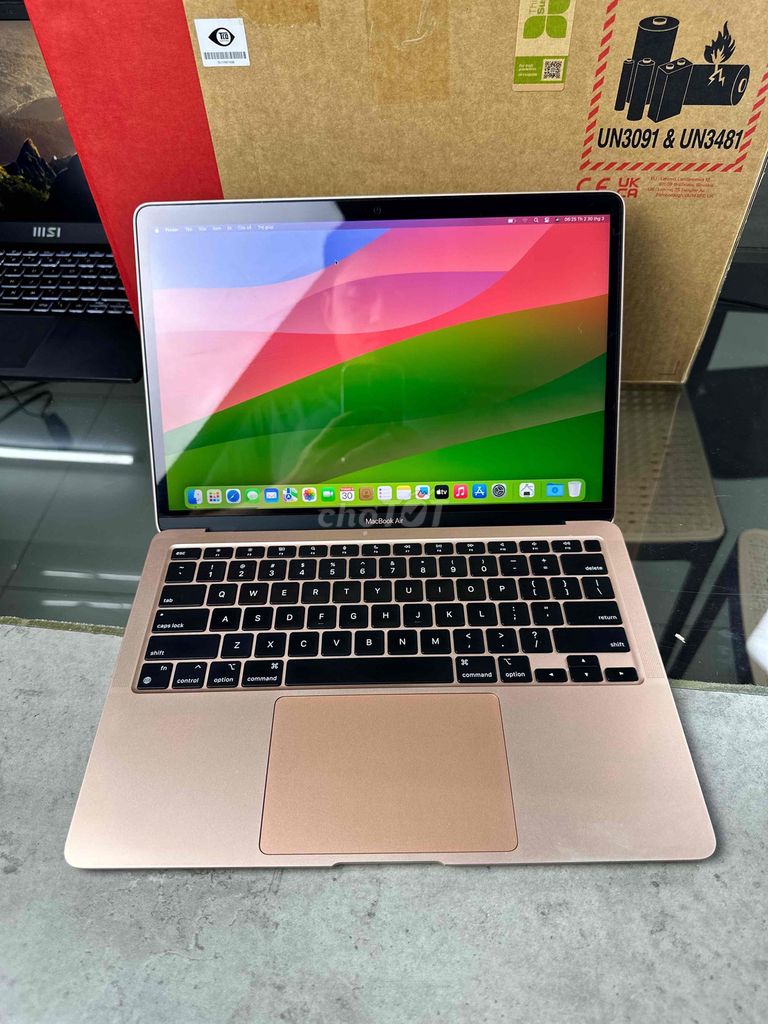 Apple MacBook Air M1 8GB/256GB Gold pin 92%. Mua bán Laptop tại Quận Ninh Kiều Cần Thơ được đăng bởi Laptop Macbook Gaming Văn phòng hình 1