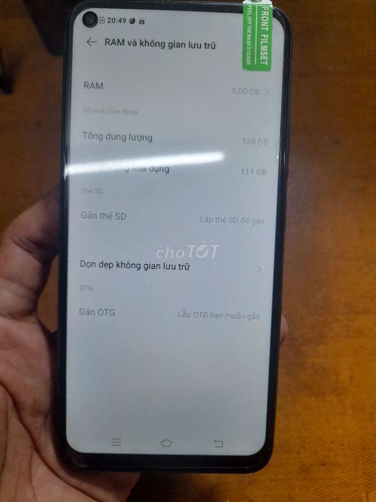 Vivo V1965A 8GB/128GB Đen Snapdragon 665. Mua bán Điện thoại tại Quận 10 Tp Hồ Chí Minh được đăng bởi Hoàng Hải hình 1