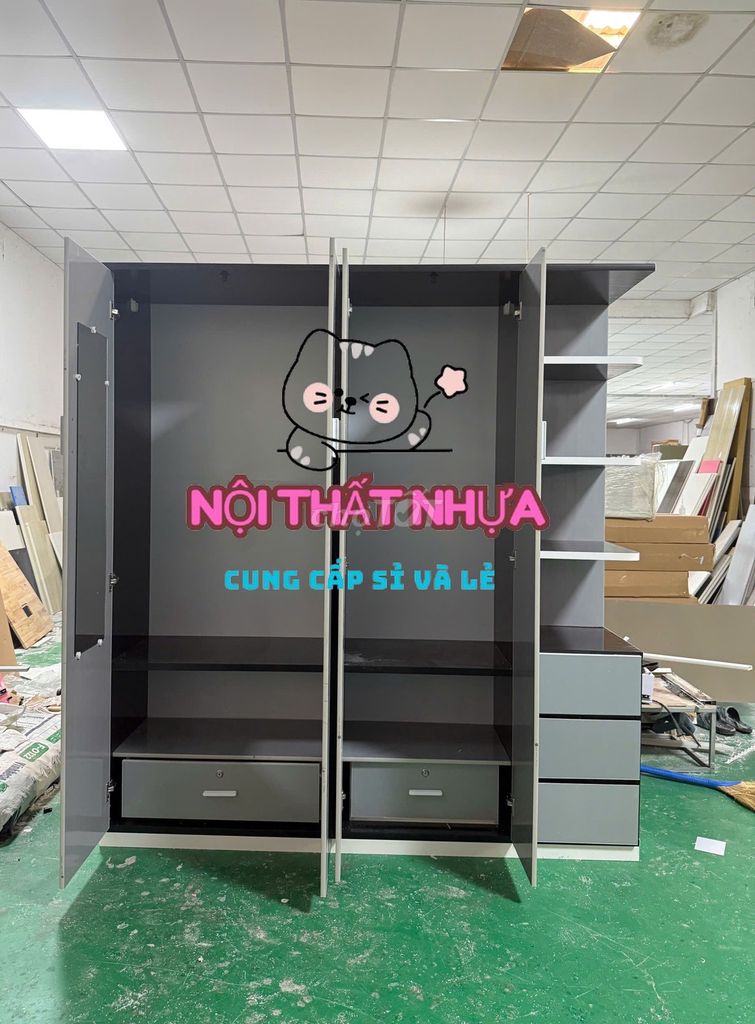 TỦ NHỰA ^^ TỦ NHỰA ^^TỦ NHỰA //TỦ NHỰA ĐÀI LOAN. Mua bán Tủ, kệ gia đình tại Huyện Nhà Bè Tp Hồ Chí Minh được đăng bởi Nhi Nội Thất Nhựa Giá Xưởng  hình 1