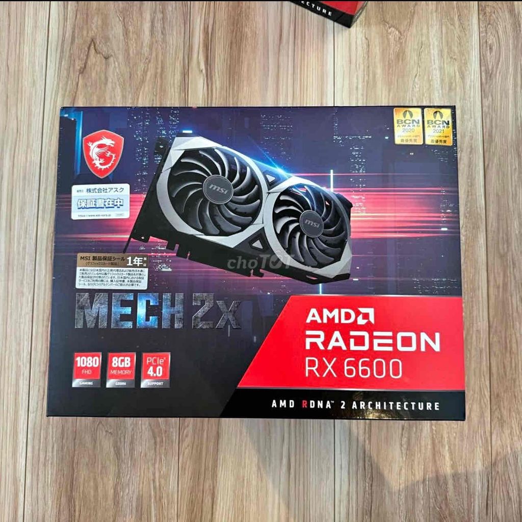 Card đồ họa MSI RX 6600 8GB. Mua bán Linh kiện (RAM, Card...) tại Huyện Mê Linh Hà Nội được đăng bởi Đỗ Minh Hiếu hình 1