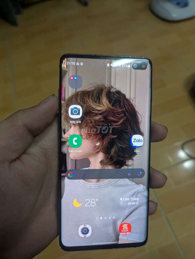 S10 Plus đốm màn ko lan