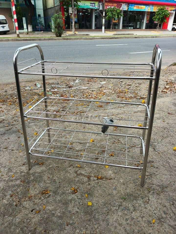 Kệ để giày dép Inox 304 3 tầng,4 tầng. Mua bán Nội thất, đồ gia dụng khác tại Quận Cẩm Lệ Đà Nẵng được đăng bởi Ngọcn shop hình 1