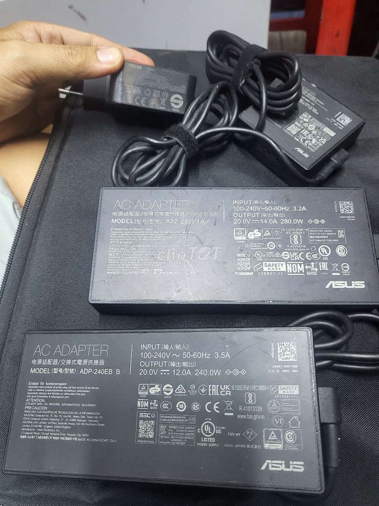 Sạc laptop Asus 65W đền 280W Type-C Gaming. Mua bán Phụ kiện (Màn hình, Chuột...) tại Quận Tân Phú Tp Hồ Chí Minh được đăng bởi Nguyễn Duy Nam hình 1