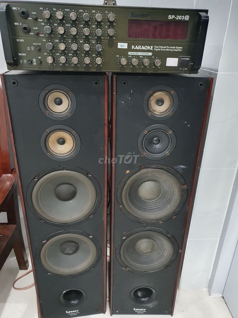 Dàn karaoke Sammix SP-203@ Đen Gỗ. Mua bán Tivi, Âm thanh tại Huyện Hóc Môn Tp Hồ Chí Minh được đăng bởi Hà Kim Hạnh hình 1
