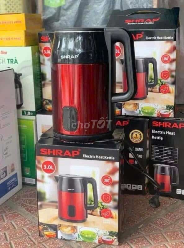 ‼️ Ấm Siêu Tốc 2 Lớp Chống Bỏng Tự Ngắt (3 Lít). Mua bán Bếp, lò, đồ điện nhà bếp tại Quận Cẩm Lệ Đà Nẵng được đăng bởi NỘI THẤT TRẦN DUNG  hình 1