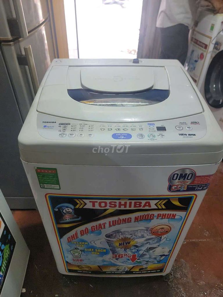 Máy giặt Toshiba 8kg Trắng Tiết kiệm điện nước. Mua bán Máy giặt tại Quận 7 Tp Hồ Chí Minh được đăng bởi Điện Lạnh Giá Tốt hình 1