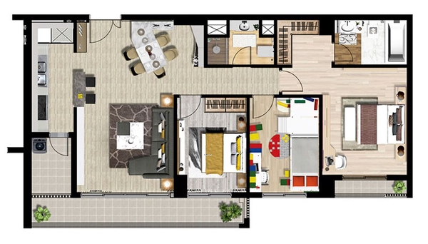 Bán căn hộ GreenValley C, 88m², full nội thất giá 5tỷ