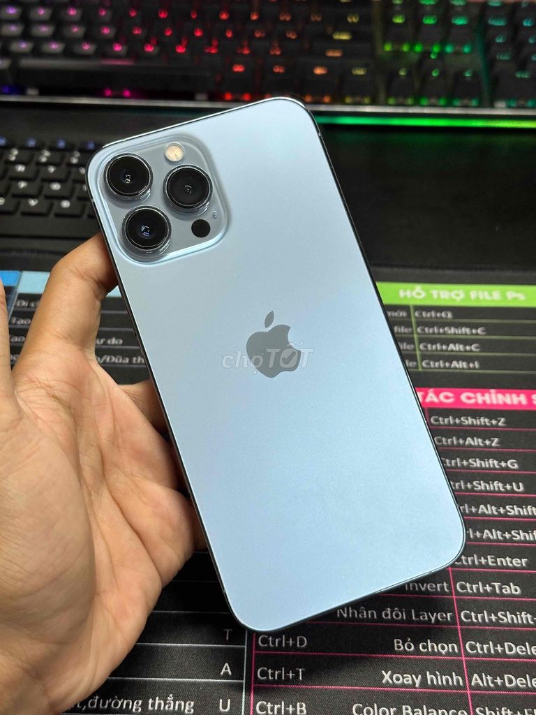 iPhone 13 Pro Max 128GB Xanh dương. Mua bán Điện thoại tại Thành phố Bảo Lộc Lâm Đồng được đăng bởi Bunny  hình 1