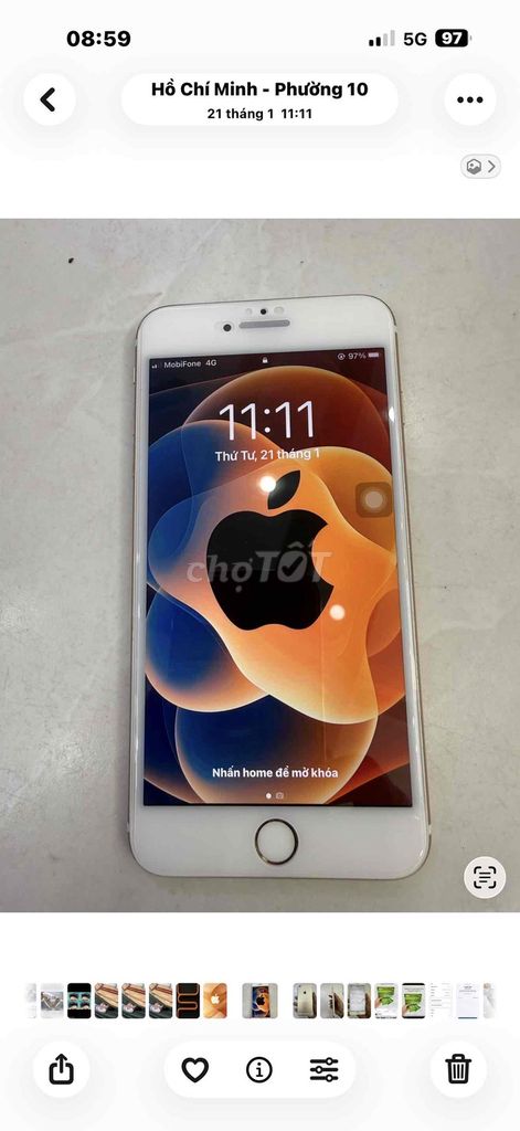 iPhone 6S plus đẹp keng 128GB pin 100 vân tay ok. Mua bán Điện thoại tại Quận 6 Tp Hồ Chí Minh được đăng bởi Hải hình 1