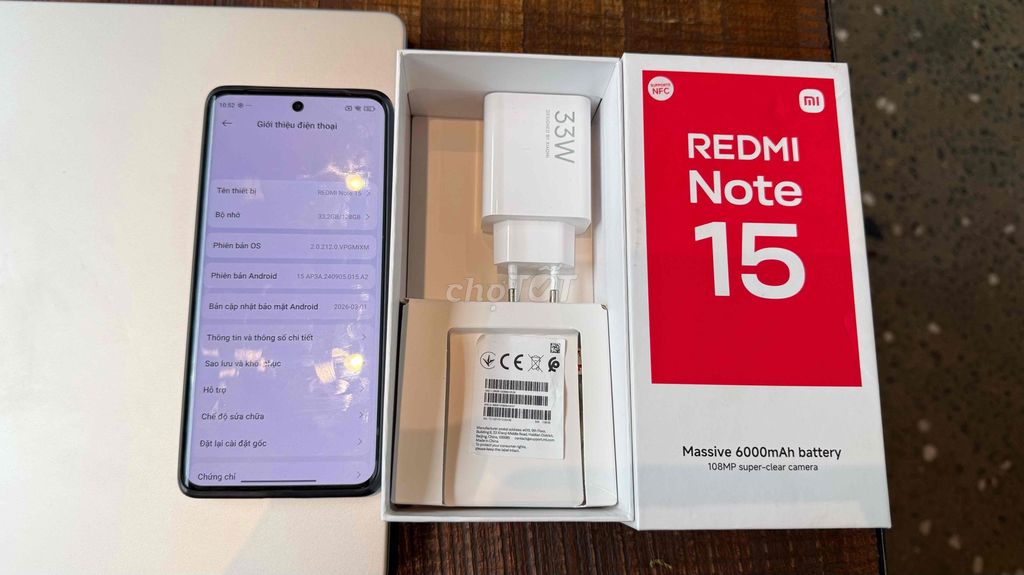 Xiaomi Redmi Note 15, 8Gb ram, BH tới tháng 8/2027. Mua bán Điện thoại tại Quận Thanh Khê Đà Nẵng được đăng bởi Hưng hình 1