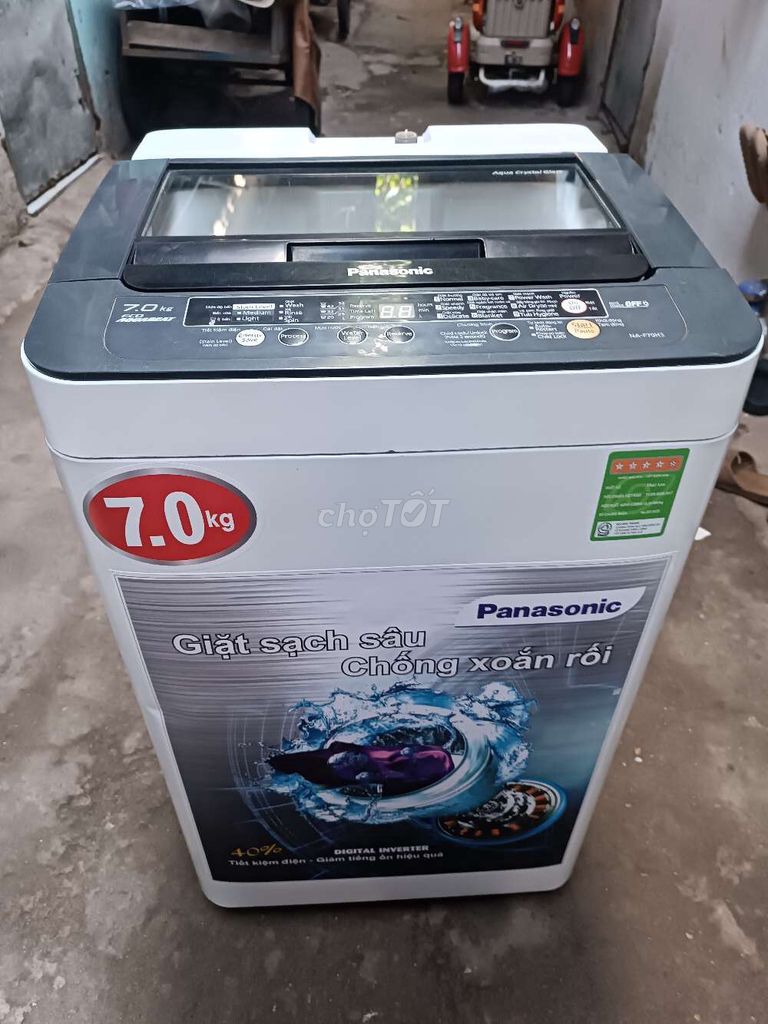 Máy giặt Panasonic 7kg Trắng Giặt sạch sâu. Mua bán Máy giặt tại Quận 7 Tp Hồ Chí Minh được đăng bởi Loan Tran hình 1
