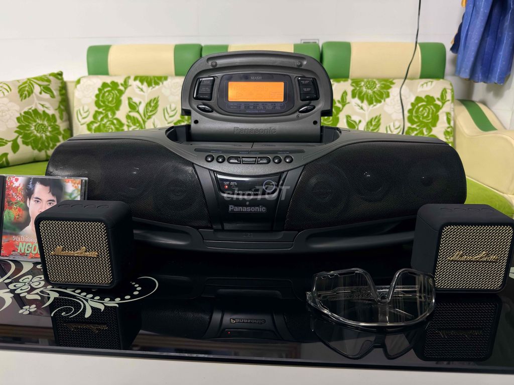 Đài cassette Panasonic dt75 Đen CD AUX. Mua bán Tivi, Âm thanh tại Huyện Đức Hòa Long An được đăng bởi Huy Hoàng hình 1