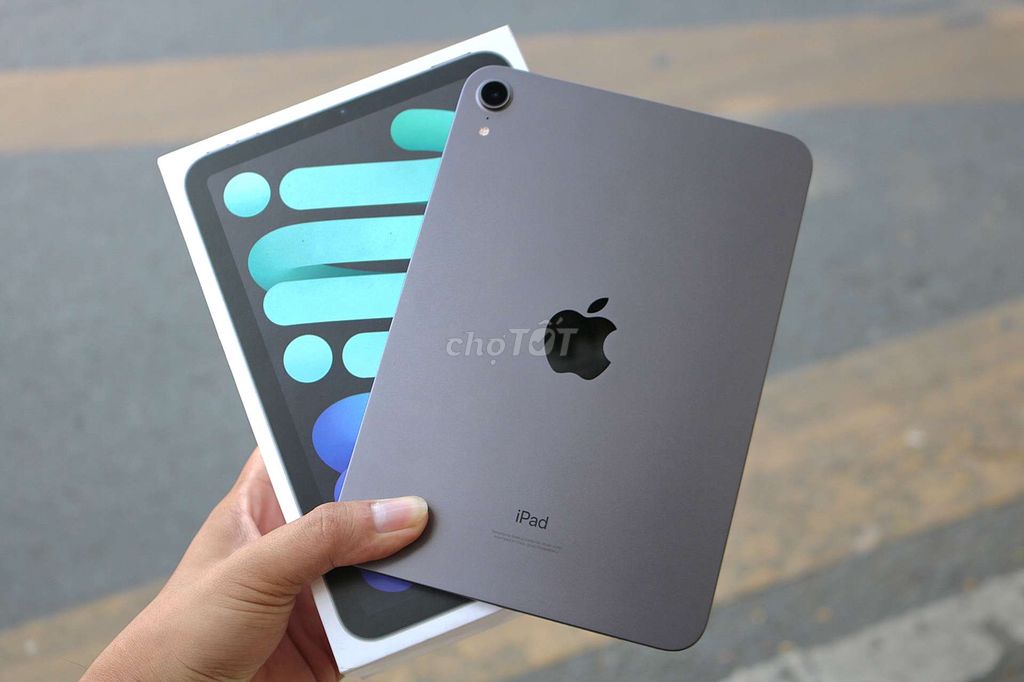 IPad Mini 6 Chất IOS 16 Pin 100% Fullbox - Sạc 13L