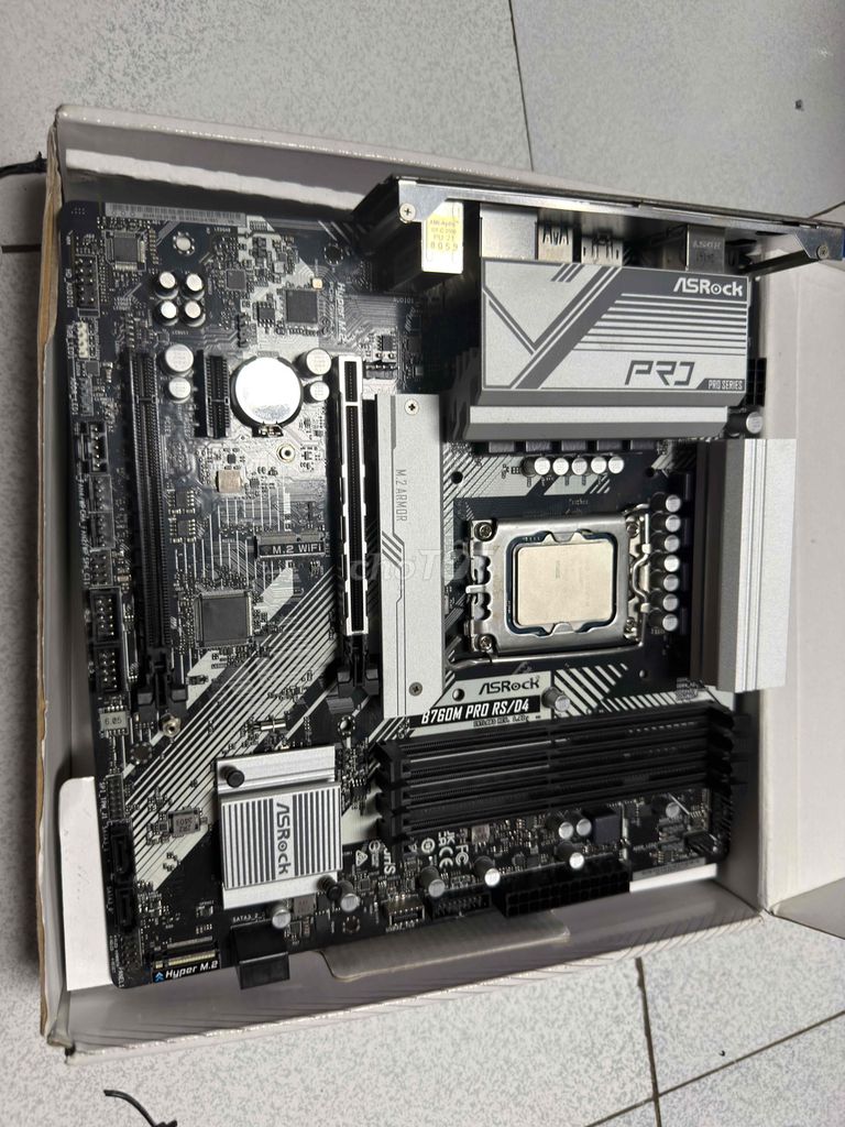 ASRock B760 Pro RS i5 12400f Đã sử dụng. Mua bán Linh kiện (RAM, Card...) tại Thị xã Tân Uyên Bình Dương được đăng bởi Nguyễn Linh hình 1