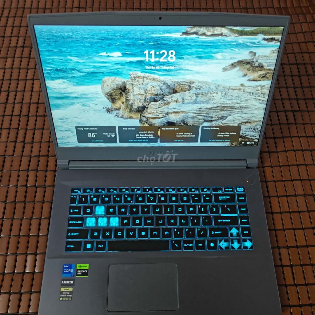 Laptop MSI Gaming Thin 15 B13UC - 1411VN. Mua bán Laptop tại Huyện Thanh Trì Hà Nội được đăng bởi Nguyễn Thành Đạt hình 1