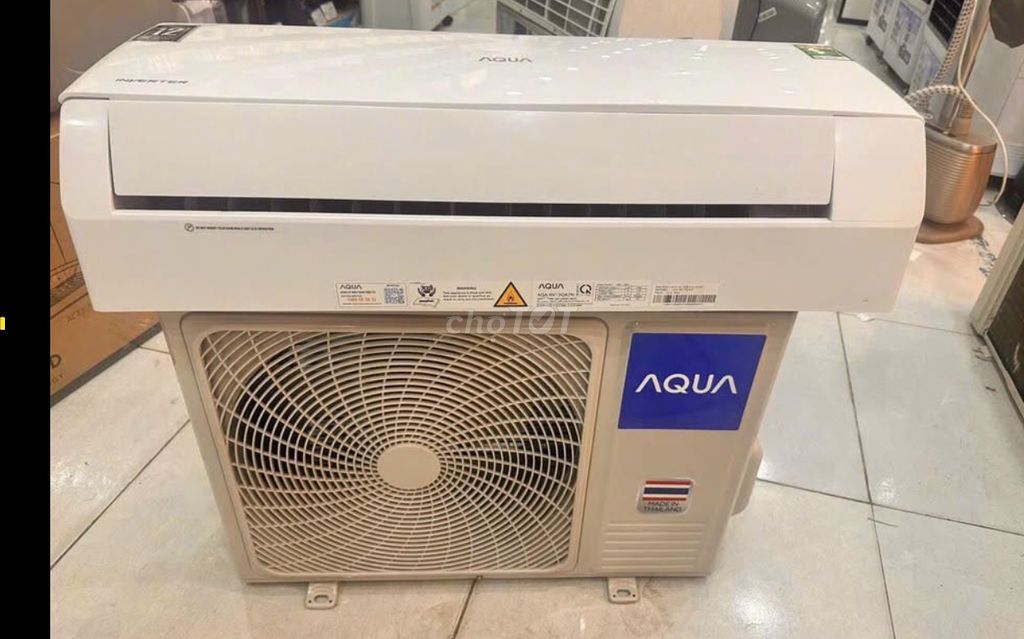 Máy lạnh Aqua 1 HP Imverter DÀn lạnh bằng đồng. Mua bán Máy lạnh, điều hoà tại Huyện Bến Lức Long An được đăng bởi Huy Đồng hình 1