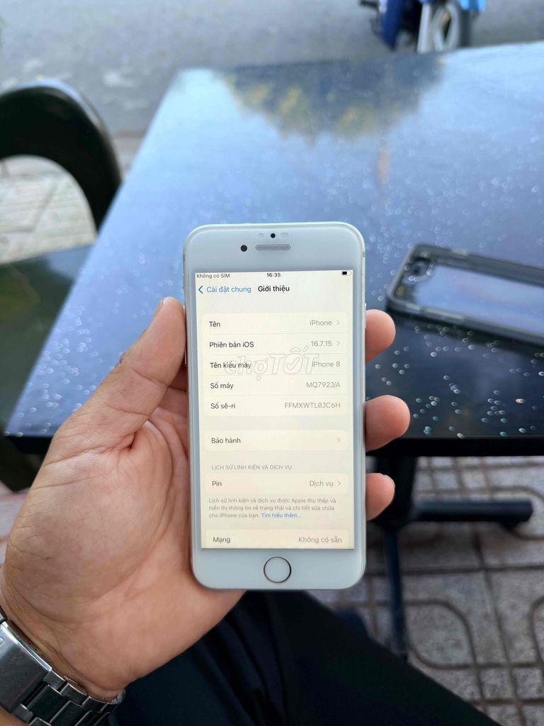 iPhone 8 Trắng. Mua bán Điện thoại tại Thành phố Bến Tre Bến Tre được đăng bởi Thiện HD SAISON hình 1