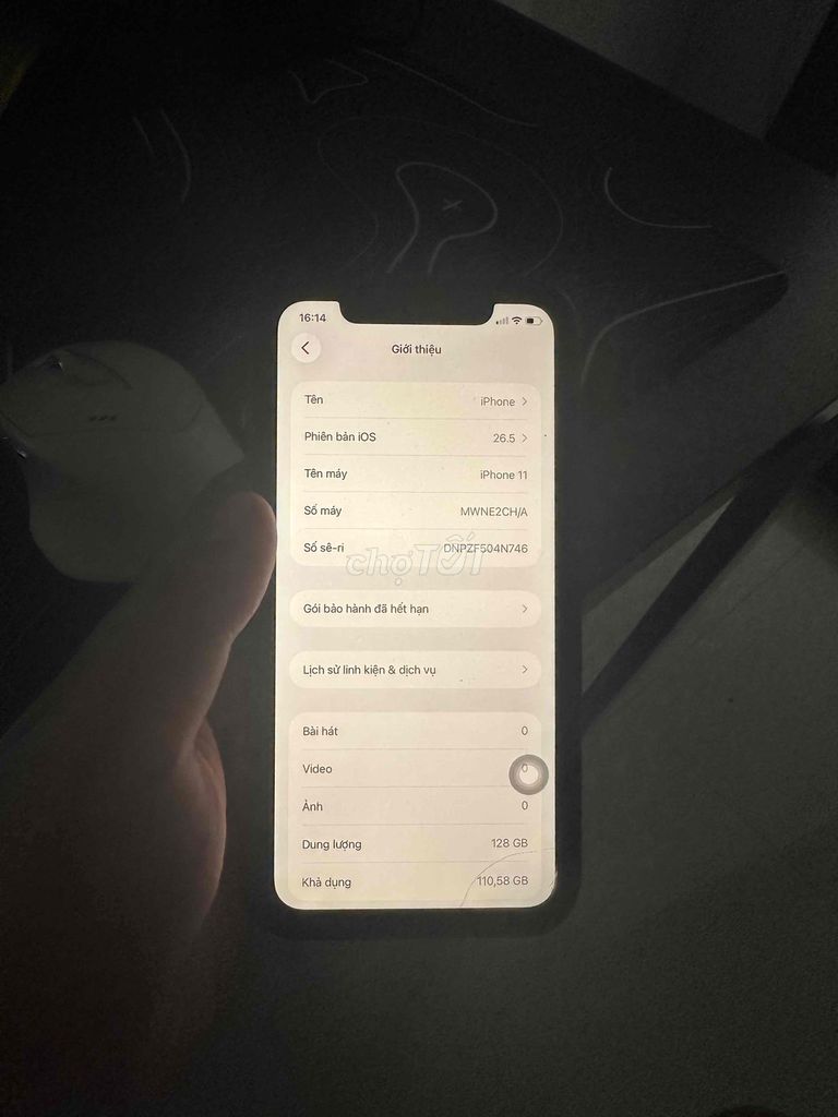 iPhone 11 128GB Xanh dương. Mua bán Điện thoại tại Huyện Krông Pắc Đắk Lắk được đăng bởi Anh Anh hình 1