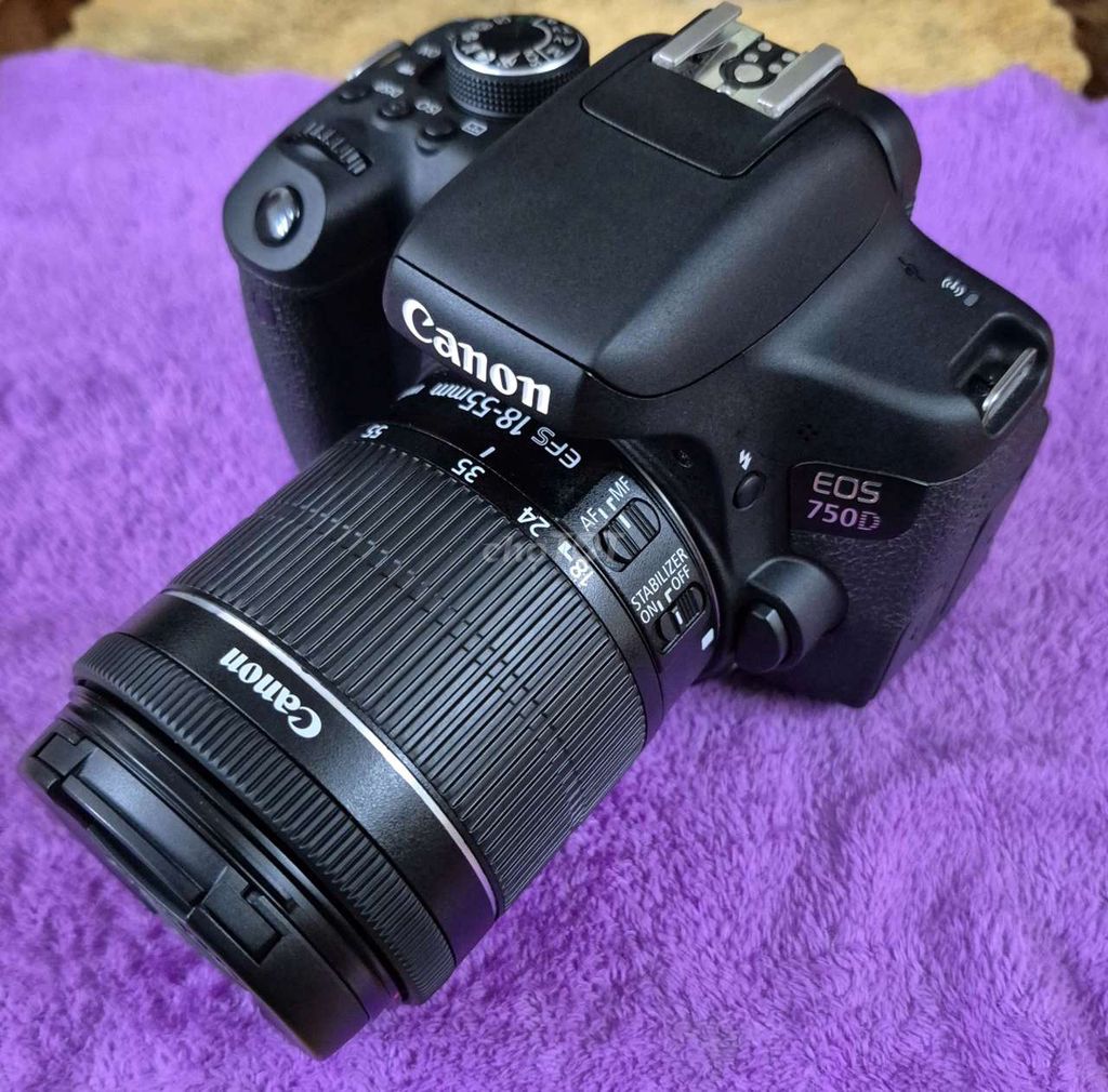 Máy ảnh Canon EOS 750D 18-55mm STM Đen Như mới. Mua bán Máy ảnh, Máy quay tại Quận Gò Vấp Tp Hồ Chí Minh được đăng bởi thảo nhi hình 1