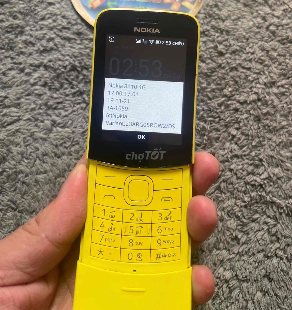8110 chuối vàng 4G Wifi phát Wifi đẹp 96-97% fpt. Mua bán Điện thoại tại Quận Bình Thạnh Tp Hồ Chí Minh được đăng bởi Trùm Nokia Cổ SG hình 1