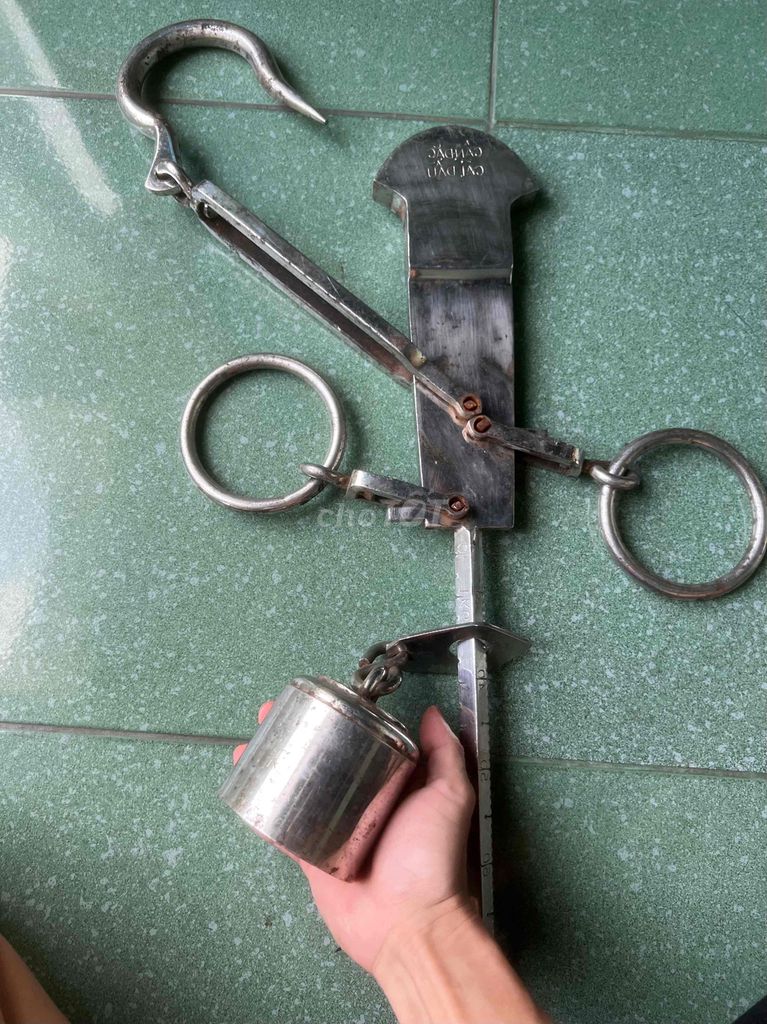 Cân đòn Inox cổ điển 90cm. Mua bán Đồ chuyên dụng, Giống nuôi trồng tại Thành phố Châu Đốc An Giang được đăng bởi Lê Bình Cầm Đồ 2 hình 1