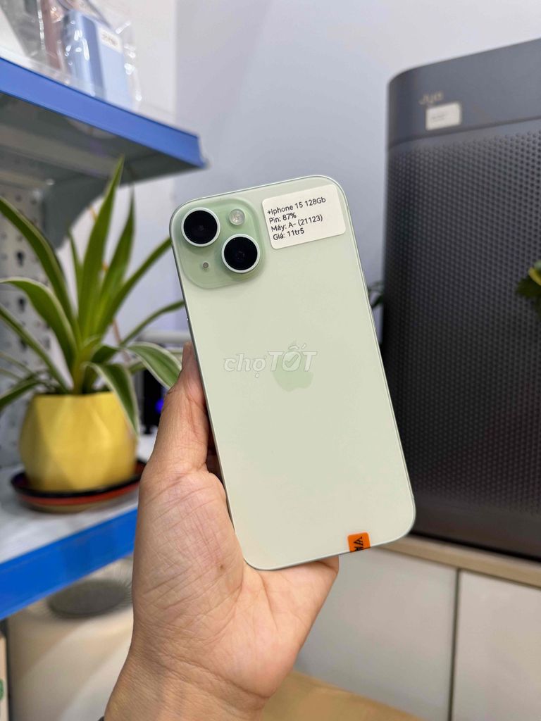 iphone 15 128Gb Quốc tế Xanh lá P87 Zin All đẹp 99. Mua bán Điện thoại tại Huyện Hóc Môn Tp Hồ Chí Minh được đăng bởi Nguyễn Thu hình 1