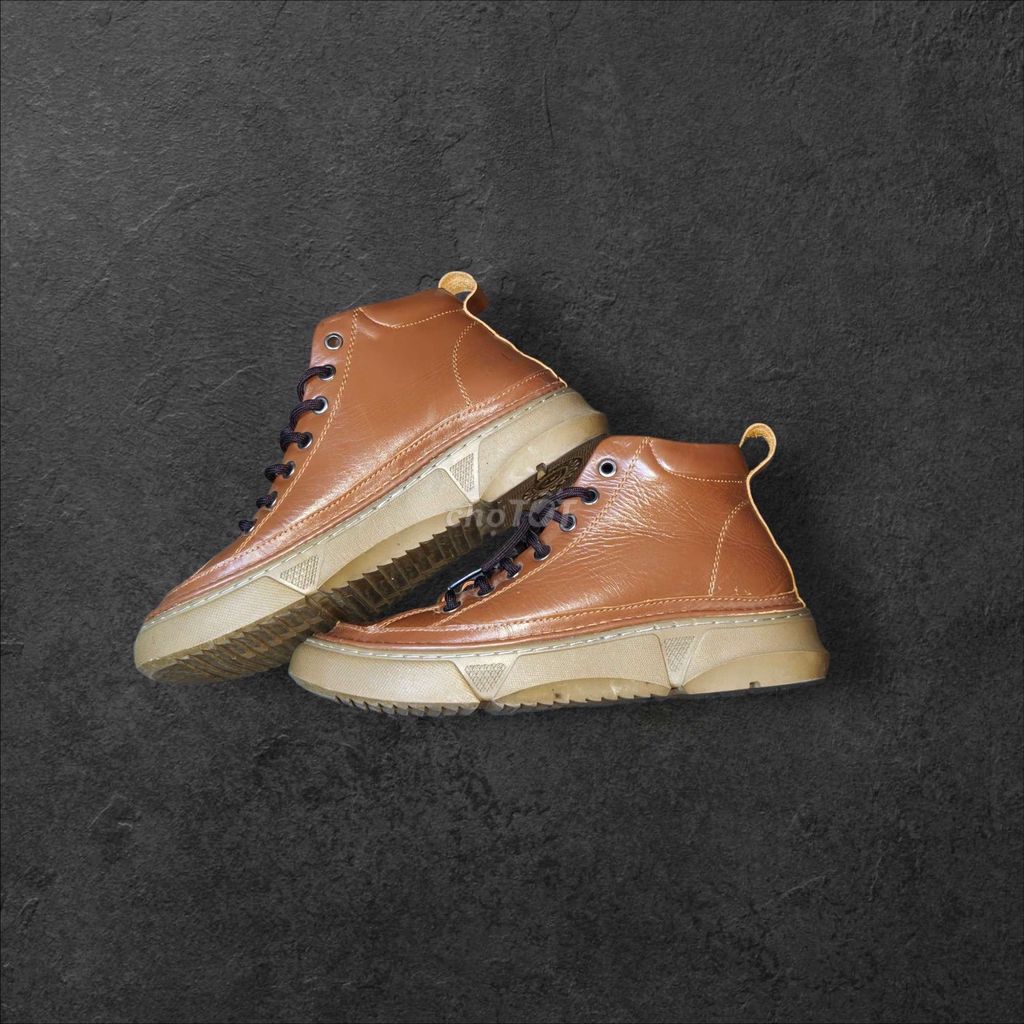 Giày da nam cổ cao Việt Nam size 39-40. Mua bán Giày dép tại Quận 8 Tp Hồ Chí Minh được đăng bởi KitKy hình 1