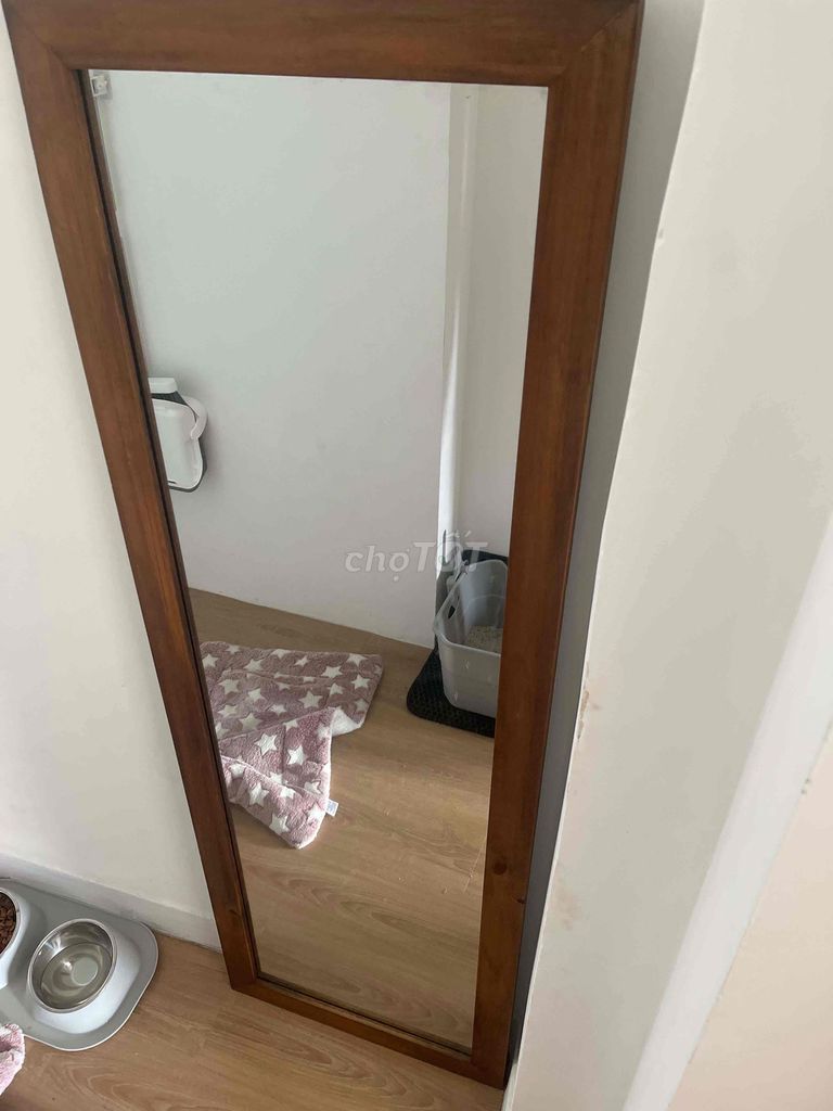 Gương soi Vintage viền gỗ 1m3x50 Mới cứng. Mua bán Nội thất, đồ gia dụng khác tại Quận 11 Tp Hồ Chí Minh được đăng bởi Thảo hình 1